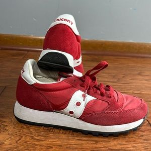 Saucony Originals Jazz Original Shoes Red White